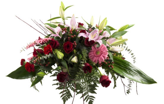 Coussin de cerceuil Rose fran&ccedil;ais