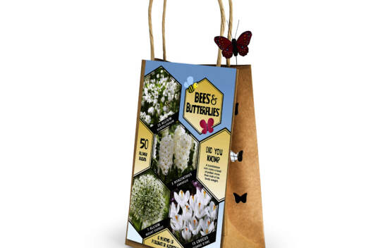 M&eacute;lange de bulbes Blanc (Bees & Butterflies) (Paquet de 50 bulbes)